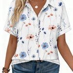 Dressy Casual Short Sleeve Button Down Shirts (US Only)