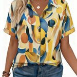 Dressy Casual Short Sleeve Button Down Shirts (US Only)