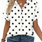 Dressy Casual Short Sleeve Button Down Shirts (US Only)