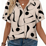 Dressy Casual Short Sleeve Button Down Shirts (US Only)