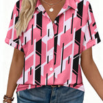 Dressy Casual Short Sleeve Button Down Shirts (US Only)