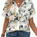 Dressy Casual Short Sleeve Button Down Shirts (US Only)