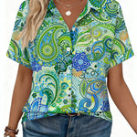 Dressy Casual Short Sleeve Button Down Shirts (US Only)