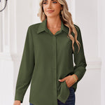 Business Casual Long Sleeve Button Down Shirt (US Only)