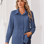 Business Casual Long Sleeve Button Down Shirt (US Only)