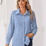 Business Casual Long Sleeve Button Down Shirt (US Only)