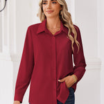 Business Casual Long Sleeve Button Down Shirt (US Only)