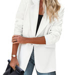 Open Front Work Office Jackets Blazer