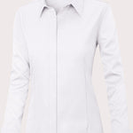Nadorine Women's Button Down Shirts Classic Fit Dress Shirt