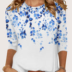 Nadorine Women's Casual 3/4 Sleeve T-Shirts Cute Tunic Tops