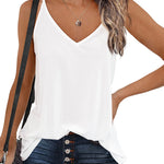 V Neck Camisole Tank Top- S-XXL - Nadorine (Us Only)