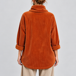 Sophie | One-Button Corduroy Wrap Top
