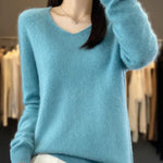 V|C - Classic V-Neck Knit Sweater Cynthia