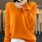V|C - Classic V-Neck Knit Sweater Cynthia