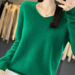 V|C - Classic V-Neck Knit Sweater Cynthia