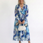 Althea | Long Sleeve Floral Maxi Dress