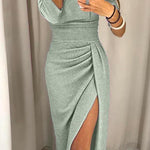 Evangeline | Sparkling Long Dress Elisa