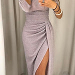 Evangeline | Sparkling Long Dress Elisa