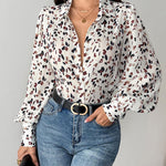 Elegant Lantern Long Sleeve Blouse (US Only)