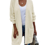 Nadorine Women's Fall Open Front Cardigan