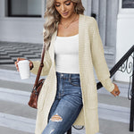 Nadorine Women's Fall Open Front Cardigan