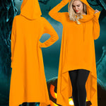 Nadorine Women Pullover Hoodies Sweatshirt Long Sleeve High Low Sweater Oversize Top with Pocket (Us Only)