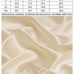 Satin V Neck Twist Front Silk Shirts - Nadorine (Us Only)