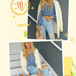Nadorine Women's Fall Open Front Cardigan