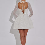 Arabella Kensington | Sparkling Long Sleeve Mini Dress For Women