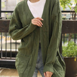 Nadorine Cardigan Fall Winter Open Front Sweater