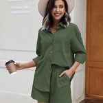 Nadorine 3 Piece Linen Set