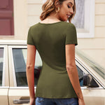 V Neck Tunic Tops - Nadorine (Us Only)