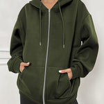Nadorine Women's Oversized Zip Up Hoodies