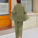 Linen Shirts Loose Long Pants Beach Outfits - Nadorine (Us Only)