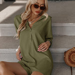 Nadorine Women's Button Down One Piece Jumpsuit