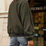 Faux Bomber Zip Up Lightweight Jacket Coat with Pockets - Nadorine (Us Only)