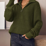 Nadorine Long Sleeve Oversized Knit Sweater Tops