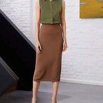 Sleeveless Button Down Tank Tops - Nadorine (Us Only)