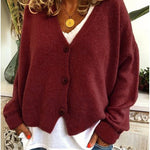 Aurelia | Women's V-Neck Button-Front Cardigan