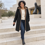 Heather | Cozy Hooded Longline Coat