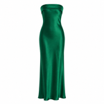 Ava Cromwell | Strapless Satin Maxi Dress For Women