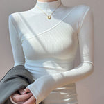 Vivienne | Sleek Mock Neck Top