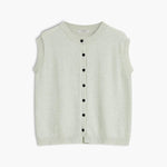 Casual Button Up Sweater Vest