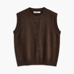 Casual Button Up Sweater Vest