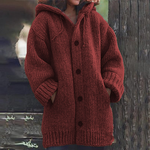 Wies | Soft Knit Hooded Cardigan