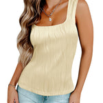 Nadorine Square Neck Tank Tops