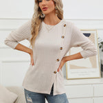 Nadorine Women's Fashion Long Sleeve Blouse