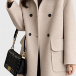 Aveline Timeless Double-Breasted Wool Overcoat
