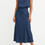 Aurora Bellini | Satin Midi Dress For Women
