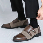 Winston Double Buckle Leather Shoes